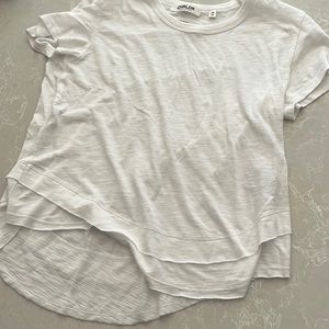 White T Shirt With Cross Design Size XS